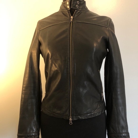 Lucky brand leather jacket - Picture 1 of 4